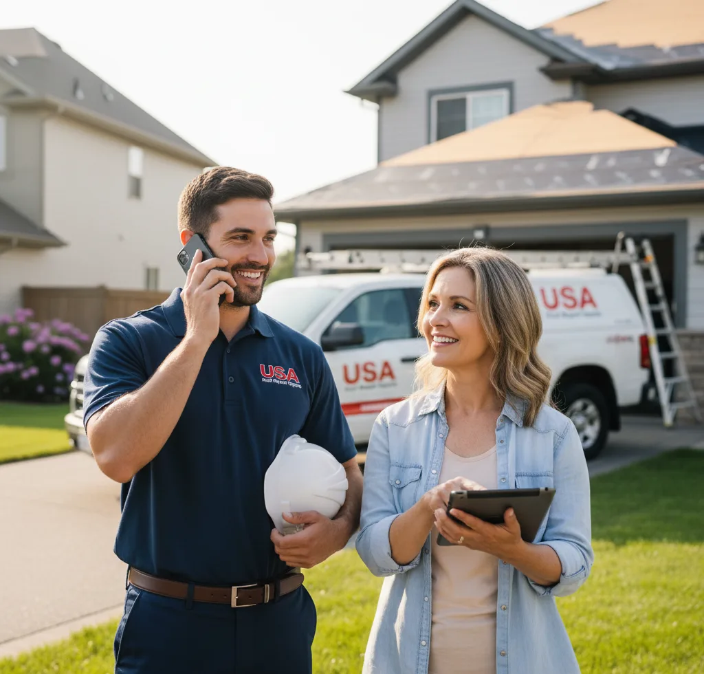 USA Roof Repair Experts customer support in Great Neck Plaza